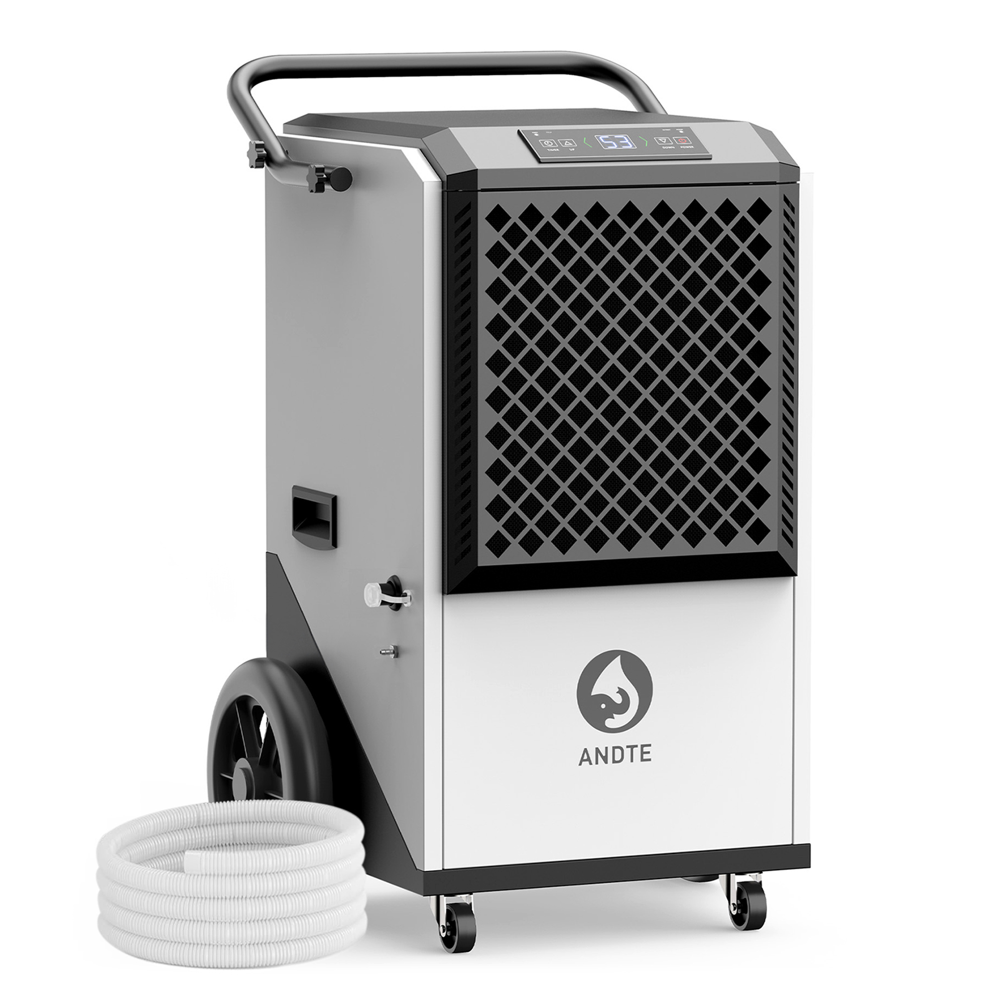 EdenDirect Heavy Duty Dehumidifier with Pump and Drain Hose — 250 Pints, 8,000 Sq. Ft., Quiet Operation, Auto Defrost, Model# DE270P